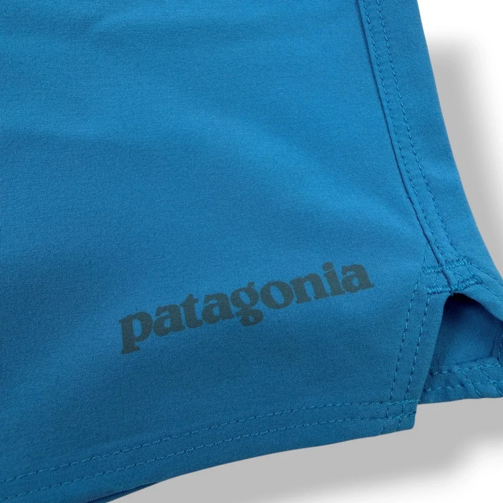 Patagonia Mens Blue Stretch Board Shorts Swim Trunks Size 38‎ 9 Inch Inseam